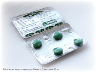 Extra Super Avana (Аванафил 200 мг + Дапоксетин 60 мг)